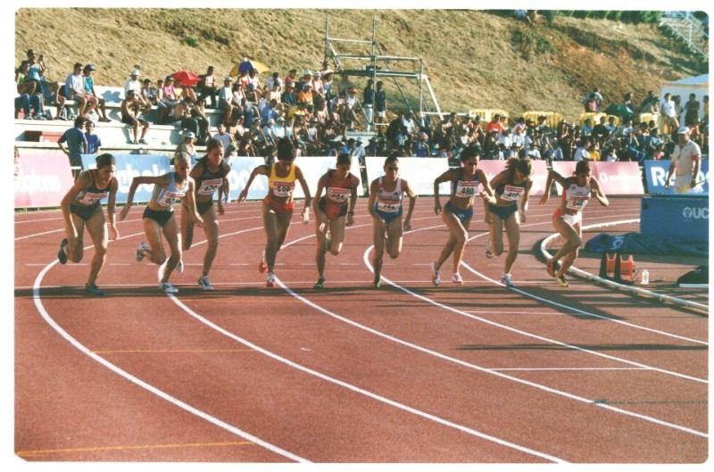 Tercer Cto de España absoluto Eva Arias(sub 23) con Dori Garcia, Nuria Fernandez, Natalia Rodrigues, Iris Fuentes-Pila...