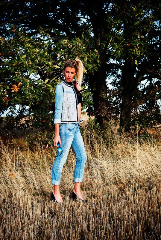 Paso a paso con look denim!