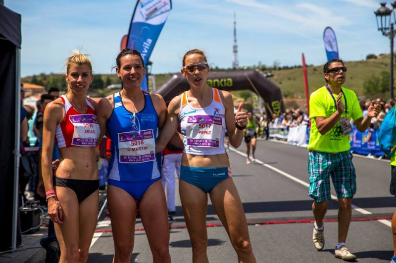 Tres primeras clasificadas absolutas femeninas 5000mtrs!