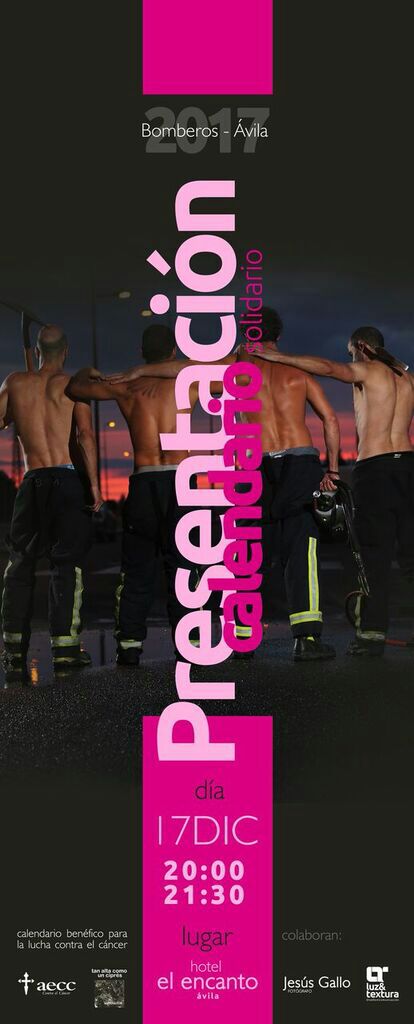 PORTADA CALENDARIO SOLIDARIO BOMBEROS DE AVILA